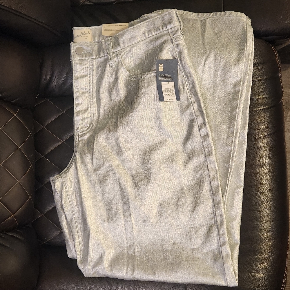 NWT Mid-Rise 90's Baggy Jeans - Universal Thread Metallic Wash